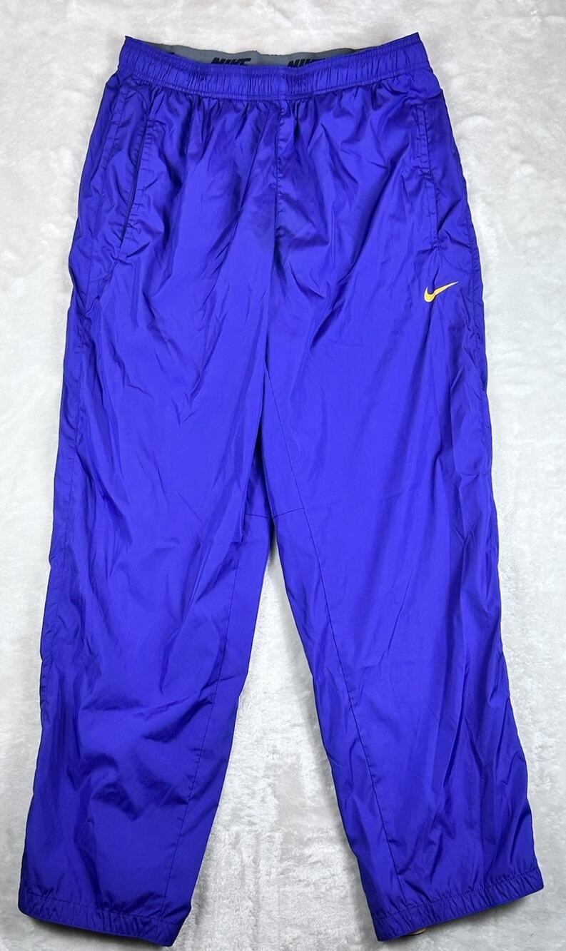 Nike Storm Fit Track Pants Mens XL Purple Waterproof Ankle Zipper 535689